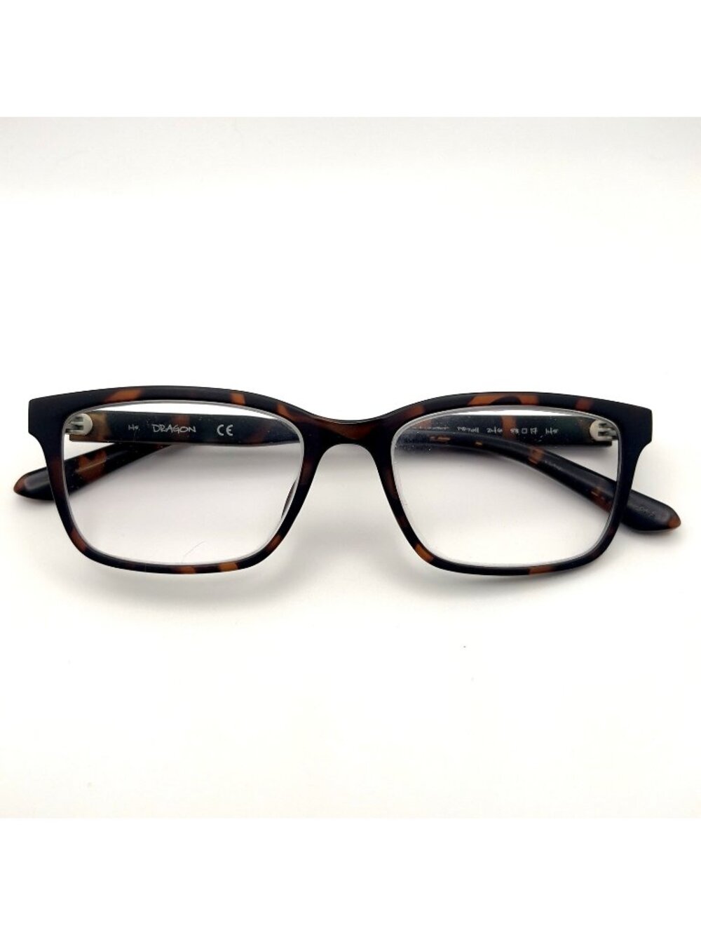 Dragon Cold Insert DR2011 246 Square LG Full Men Matte Tortoise Brown 53-17-145